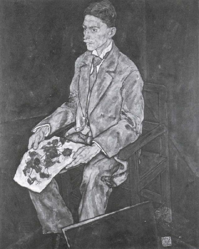 Egon Schiele Portrait of Dr.Franz Martin Haberditzl China oil painting art